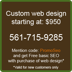 Special offer: website design starting at $950